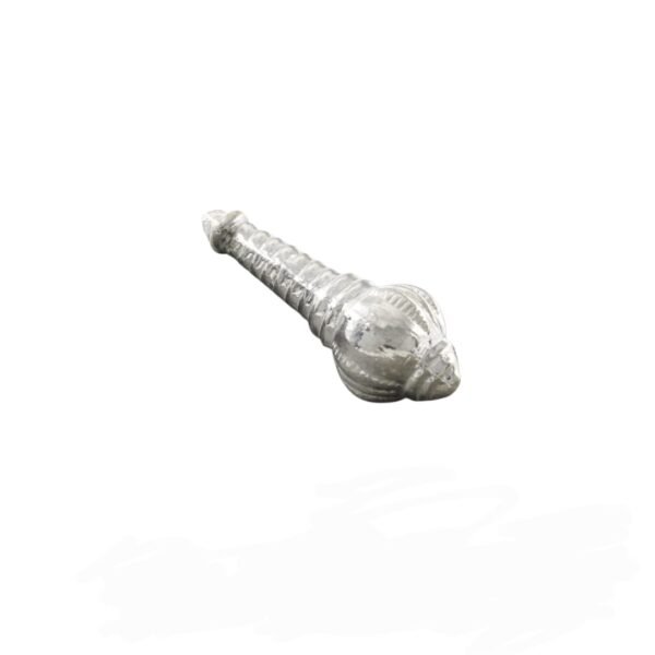 Real Silver Lord Hanuman Bajrangbali Divine Gada - Image 3