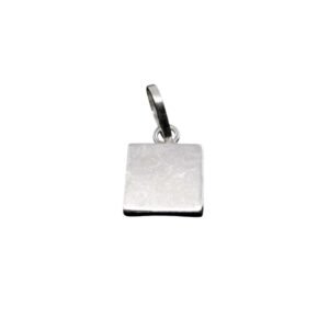Pure Silver Square Piece Pendent