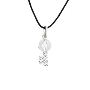 Pure Silver Key Pendant