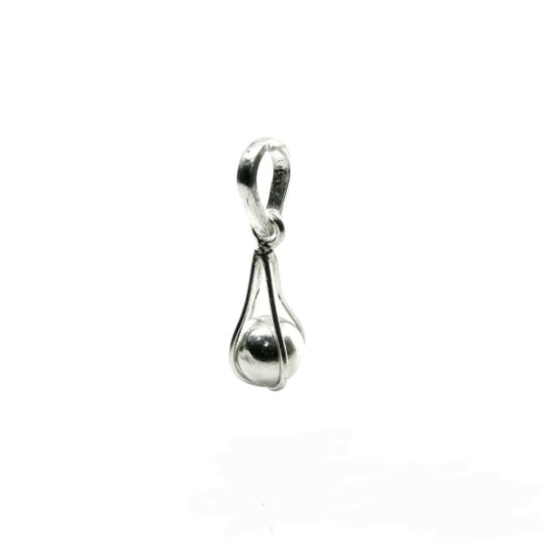 Pure Silver Ball Pendant