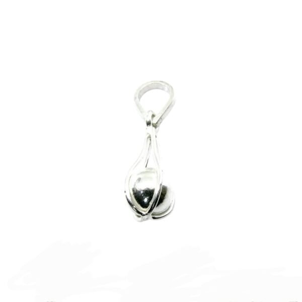 Pure Silver Ball Pendant - Image 2