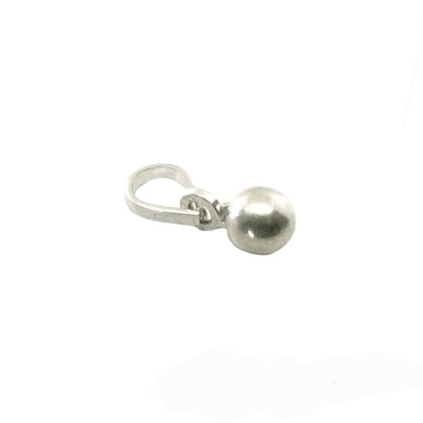 Pure Silver Ball Pendant - Image 2
