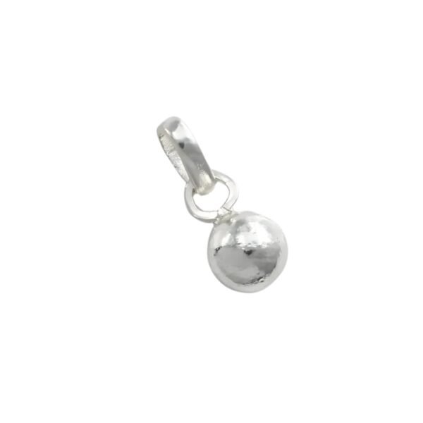 Pure Silver Ball Pendant - Image 2