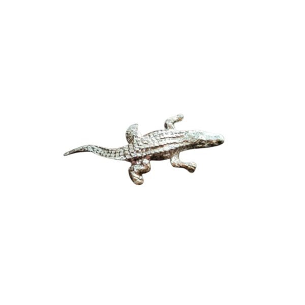Pure Silver Crocodile