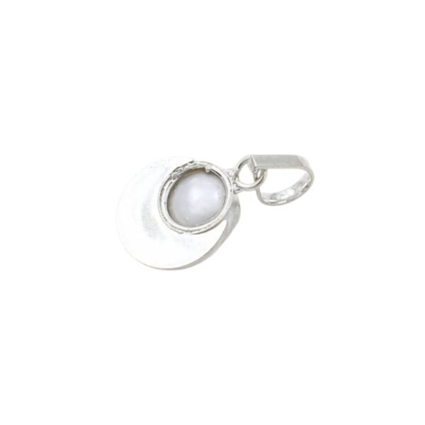 Pure Silver Pearl Pendant - Image 4