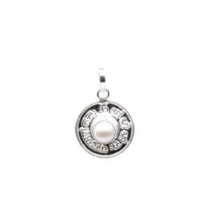 Pure Silver Pearl Pendant