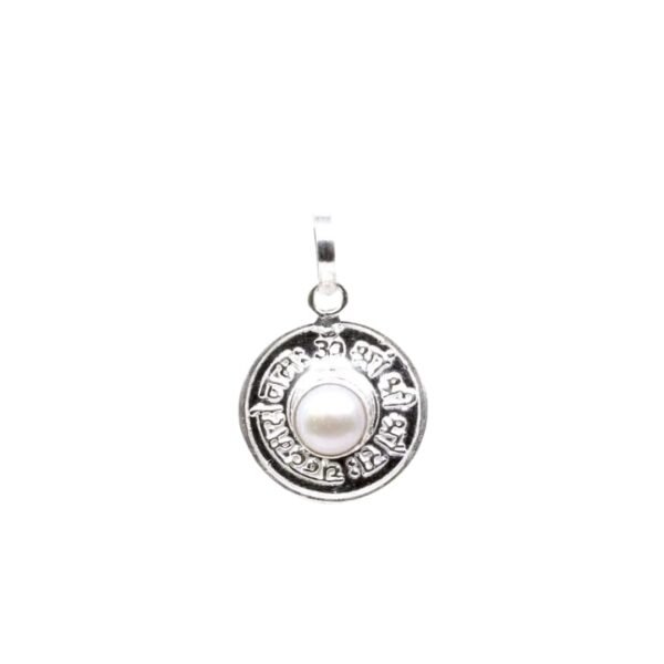 Pure Silver Pearl Pendant