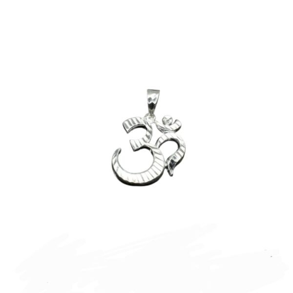 Pure Silver Om Pendant