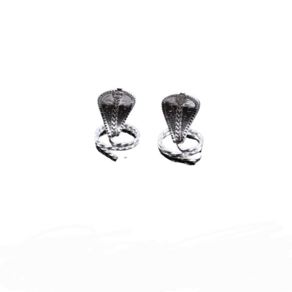 Pure Silver Naag Naagin - Image 3