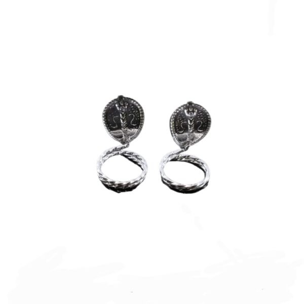Pure Silver Naag Naagin - Image 2